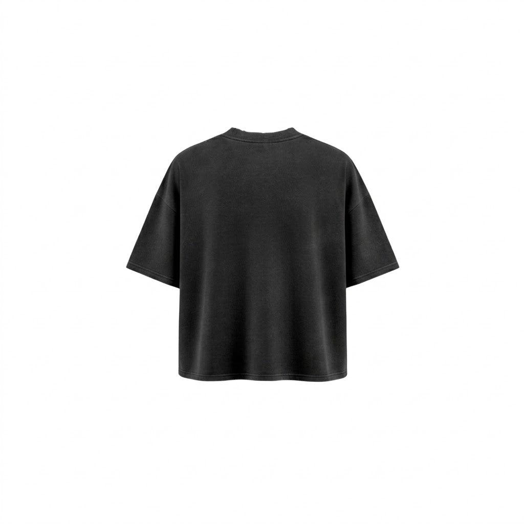 BLACK DISTORTED TEE